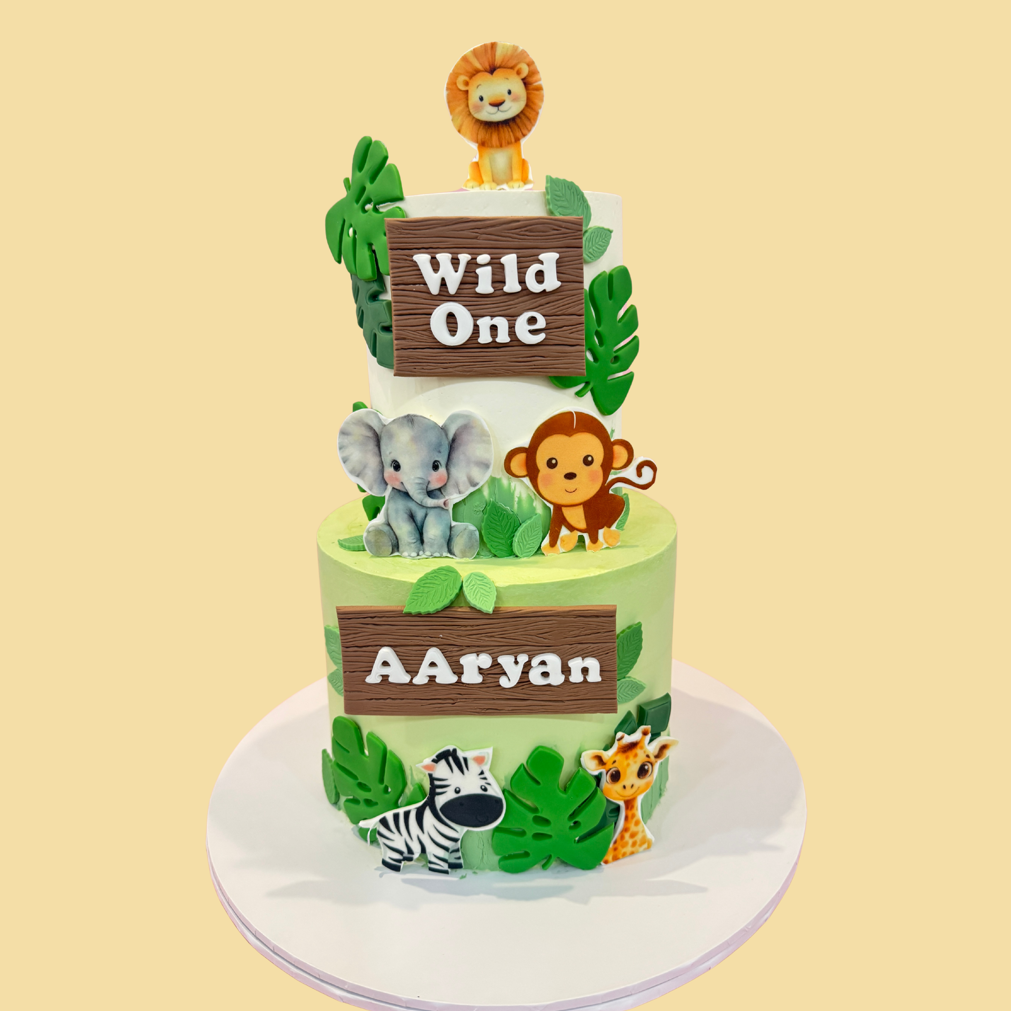 Safari Theme Cake.