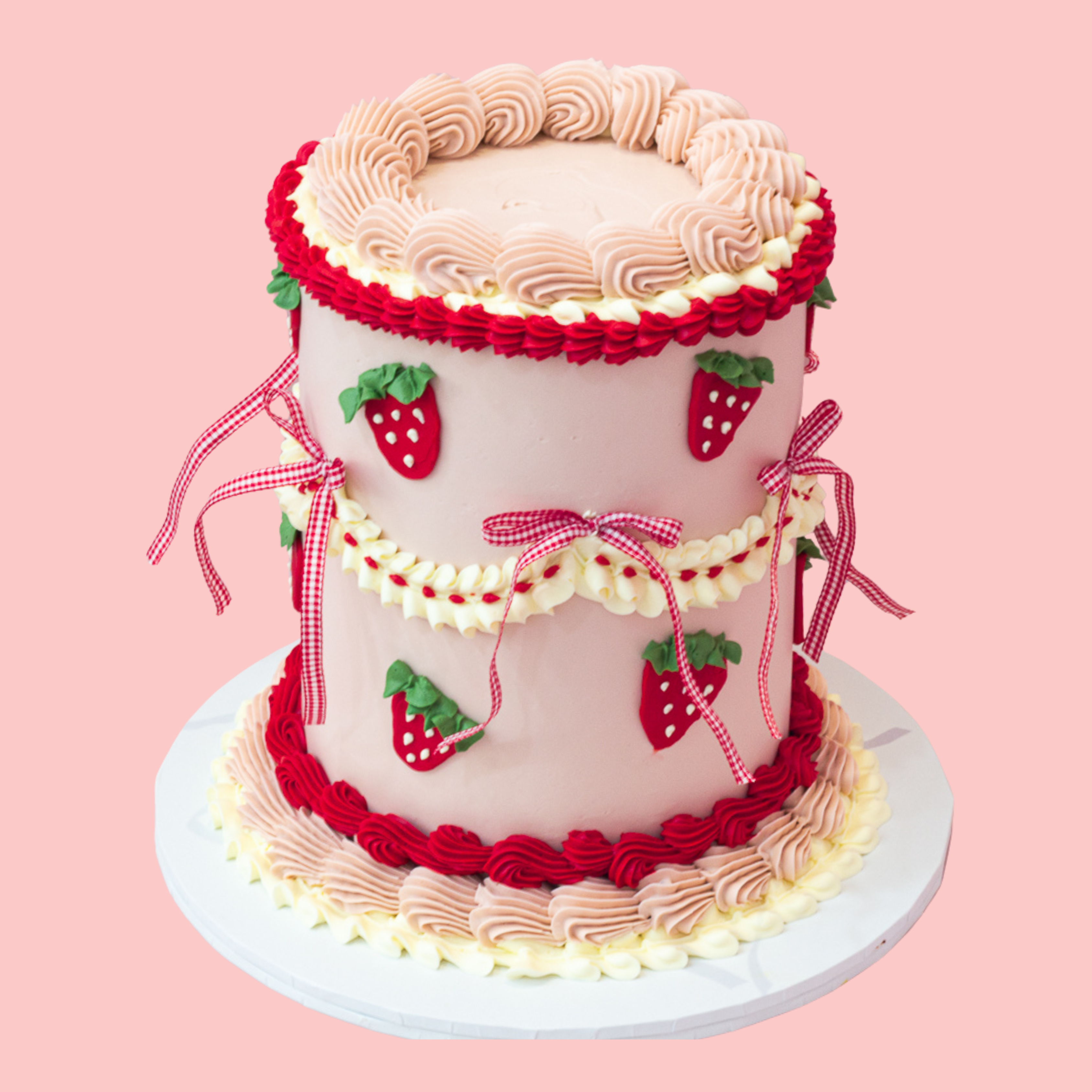 Berry First Birthday Cake