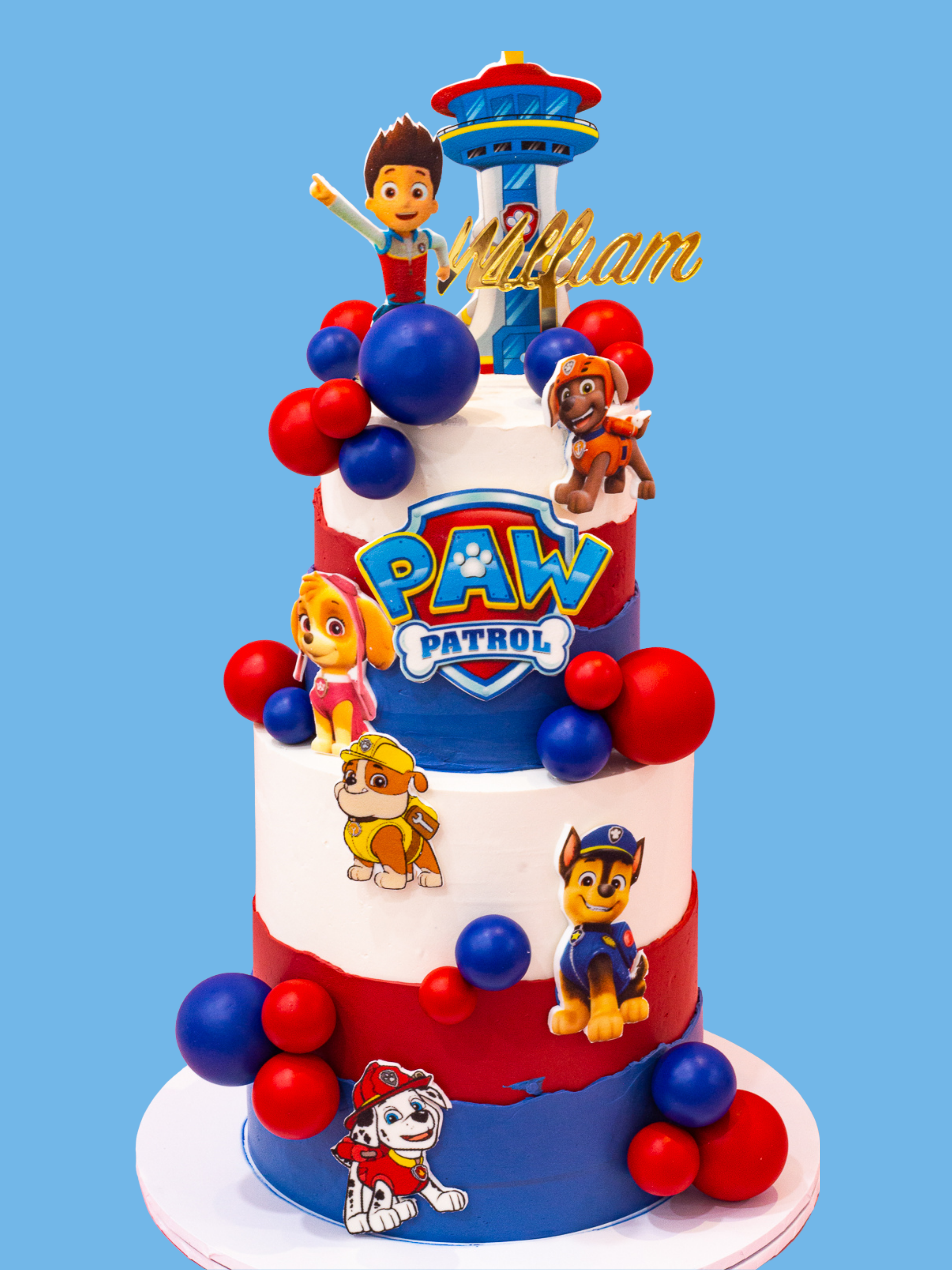 Paw Patrol theme cake
