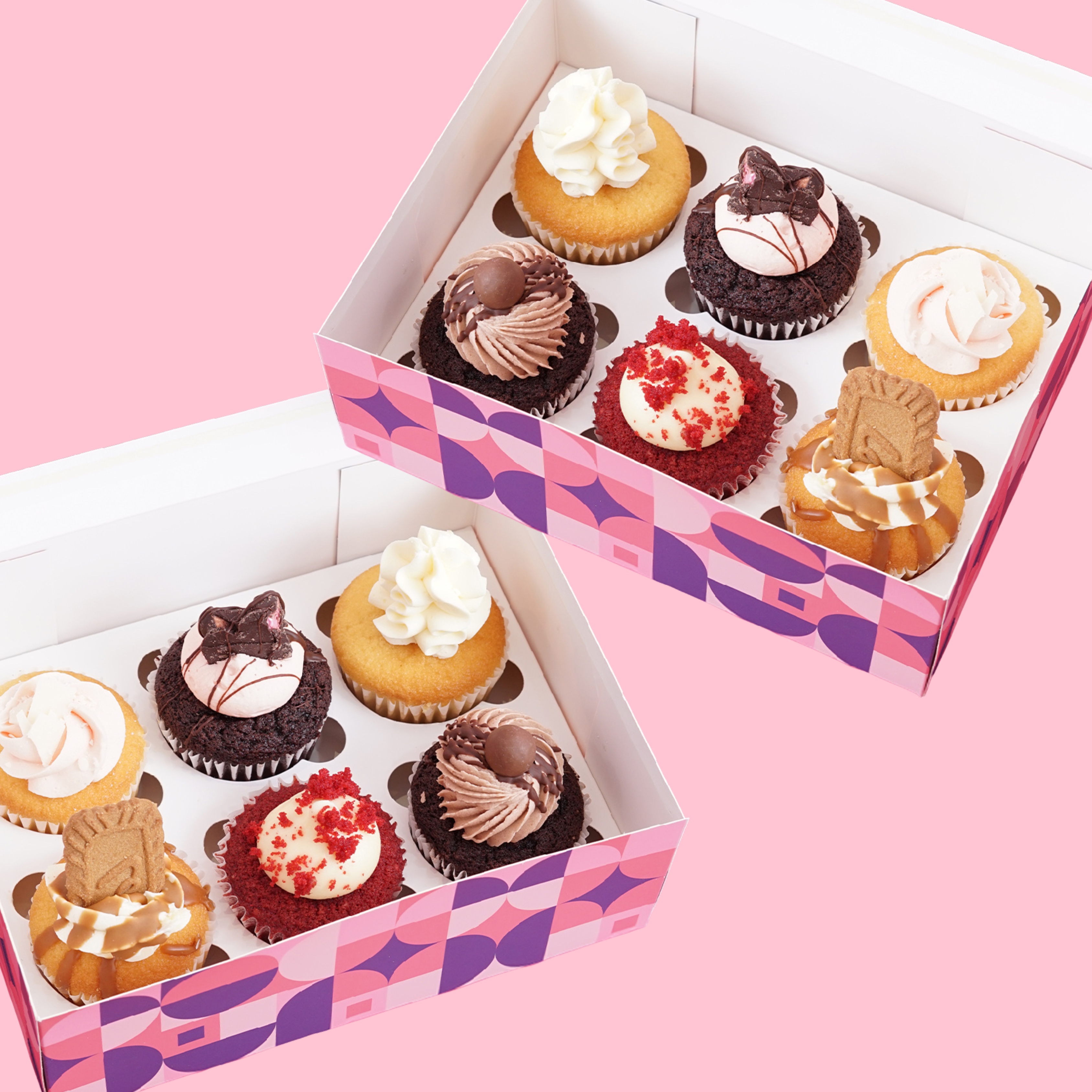 12 Assorted Cupcake Gift Box