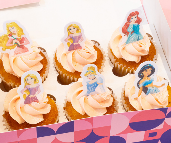 6 Princess Theme Cupcakes – Fit for a Little Queen