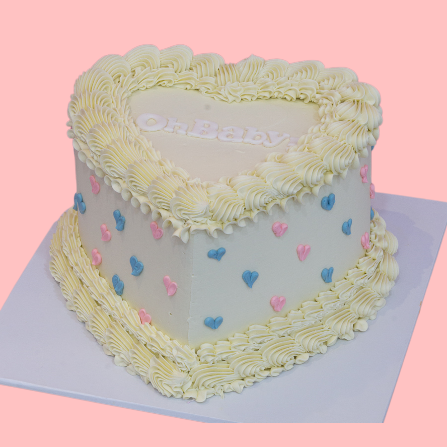 Gender reveal cake