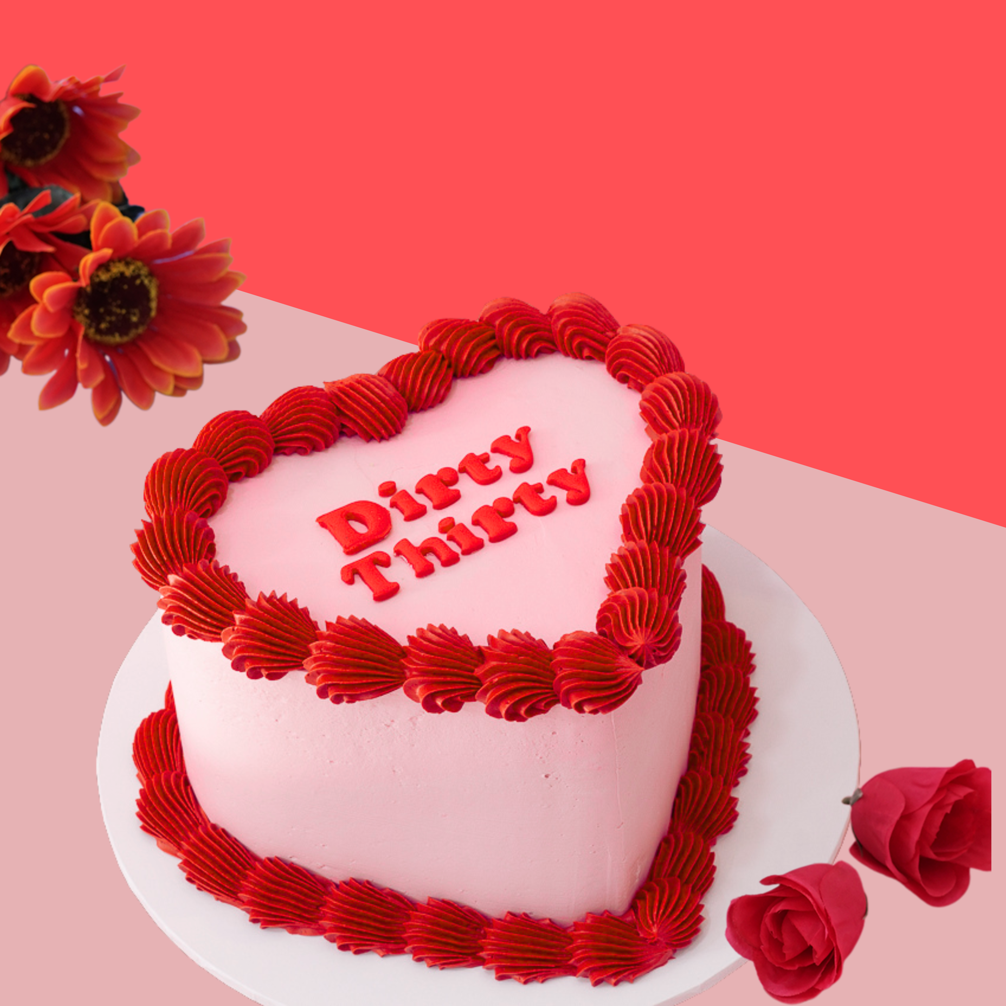 Retro Heart Cake