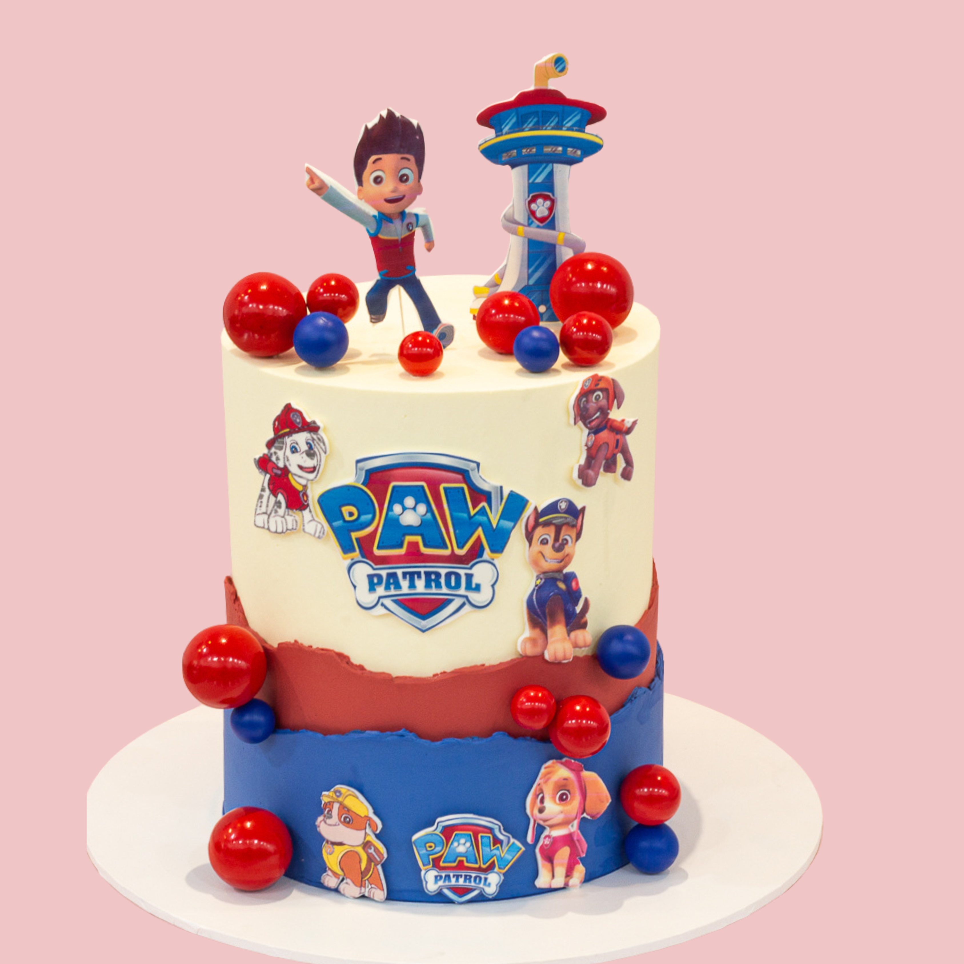 Paw Patrol theme cake