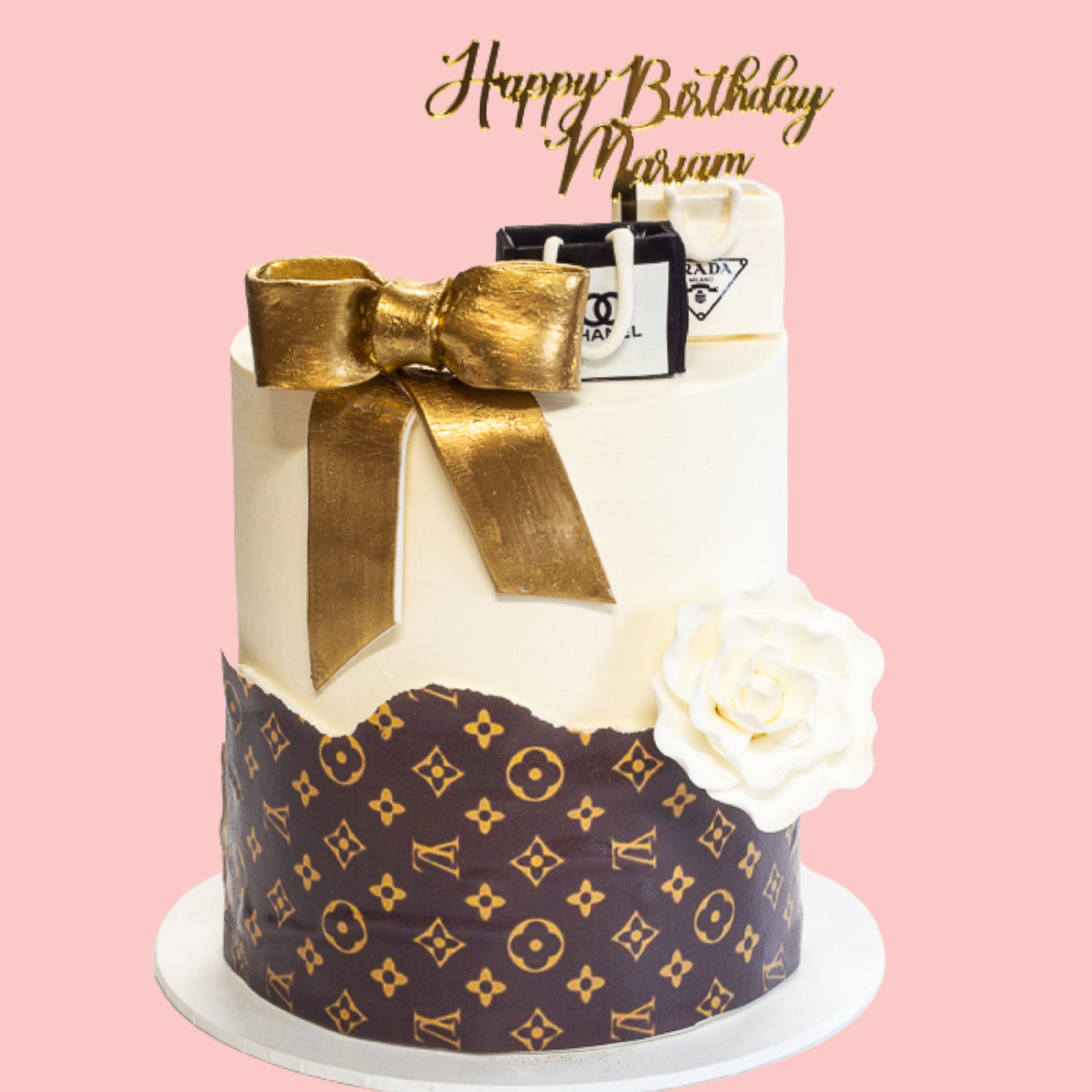LV Theme Cake